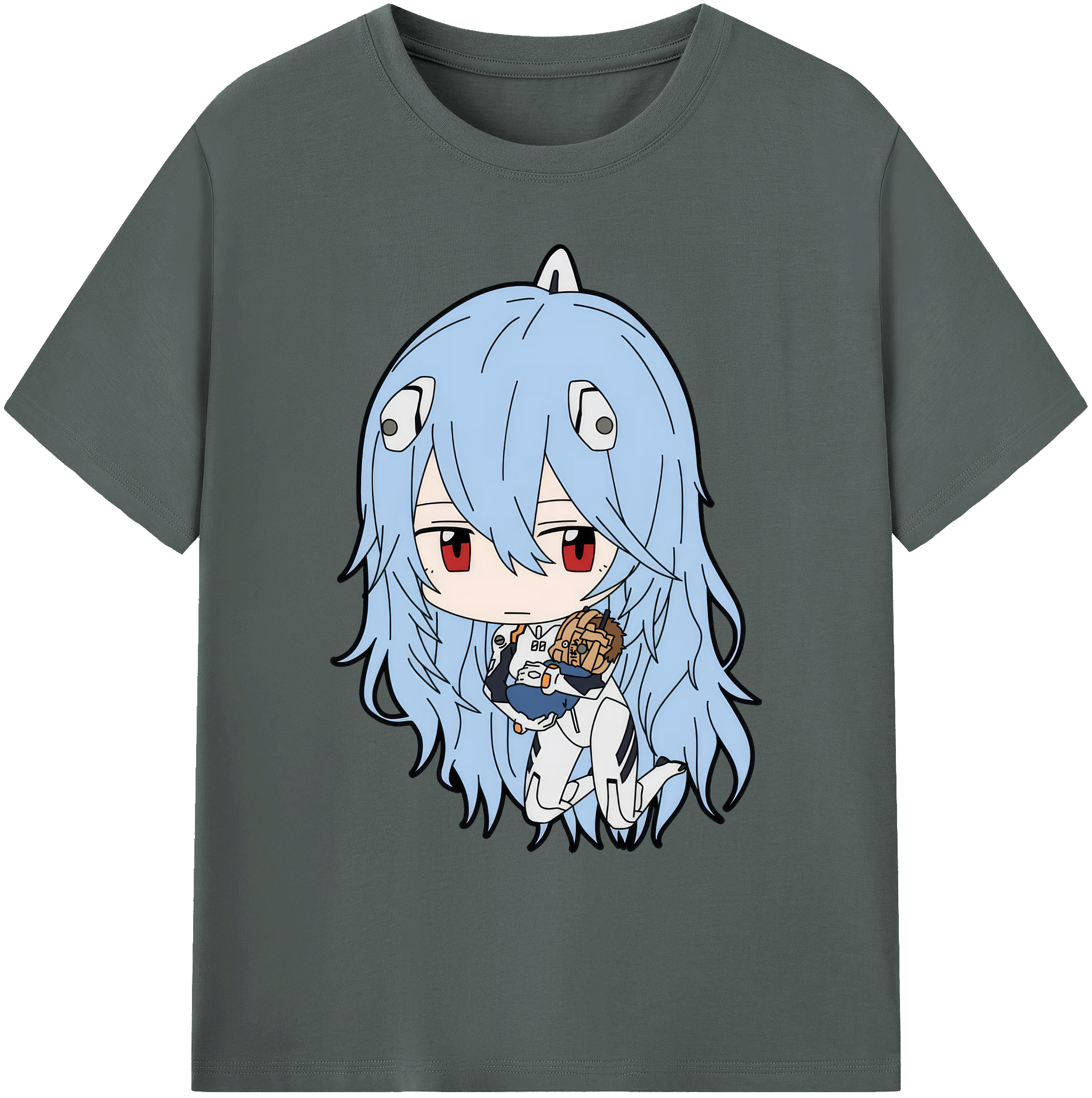 （画像用） EVA 新世紀エヴァンゲリオン 綿100％ メンズ半袖Tシャツ｜肌触りやわらか＆通気性